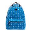 Image 4 : MCM Blue White Visetos Leather Medium Stark Backpack