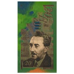 Israel Money by Steve Kaufman (1960-2010)