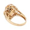 Image 3 : 7.84 ctw Morganite and Diamond Ring - 14KT Rose Gold