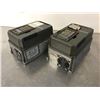 Image 2 : (2) BALDOR ZD18H203-E VECTOR DRIVE