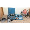 Image 1 : Qty 2 Routers - Porter Cable & Fein RT1800, Makita Driver Drill & Black & Decker Jig Saw (works)