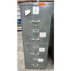 Metal 4 Drawer Filing Cabinet