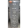 Image 1 : Metal 4 Drawer Filing Cabinet