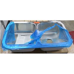 New Revere Double Sink 18.5" x 34"