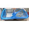 Image 1 : New Revere Double Sink 18.5" x 34"