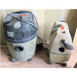 Qty 2 Shop Vacuums - Porter Cable Wet Dry Shop Vac, As Is