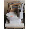 Image 1 : ProFLo White Toilet, Tank & Accessories PF3612 & PF3205, Works, 3 x 3 cultured marble shower pan on 