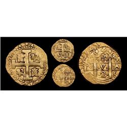 Lima, Peru, cob 8 escudos, 1725M, Louis I, rare, NGC AU details / edge filing.