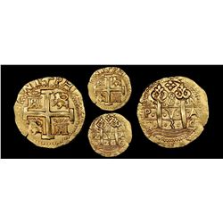 Lima, Peru, cob 8 escudos, 1735/4N, NGC AU 55.