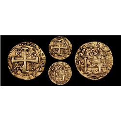 Lima, Peru, cob 8 escudos, 1747V, Ferdinand VI, NGC AU details / removed from jewelry.