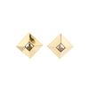 Image 1 : 0.21 ctw Diamond Earrings - 18KT Yellow Gold