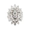 Image 2 : 5.09 ctw Diamond Ring - 14KT White Gold