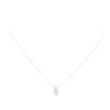 1.18 ctw Diamond Pendant And Chain - 14KT White Gold