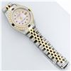 Image 6 : Rolex Ladies 2 Tone 14K Pink MOP Ruby & Sapphire Datejust Wriswatch