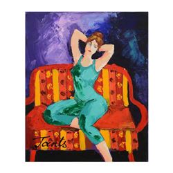 Lena Tants, Original Acrylic Painting on Canvas, Hand Signed with Letter of Authenticity.