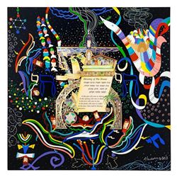 Raphael Abecassis Mixed Media Original; Hand Signed and with Certificate of Authenticity.