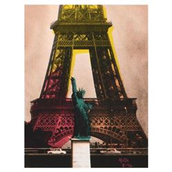 Ringo Daniel Funes, (Protege of Andy Warhol's Apprentice, Steve Kaufman), "Eiffel Tower" One-of-a-Ki