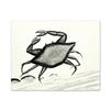 Image 1 : Wyland, "Blue Crab" Original Sumi Ink Painting, Hand Signed with Certificate of Authenticity.