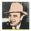 Image 1 : Ringo, "Al Capone" One-of-a-Kind Hand-Pulled Silkscreen and Mixed Media Painting on Canvas, Hand Sig