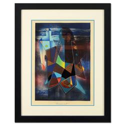 Neal Doty (1941-2016), Framed Original Mixed Media Linocut, Hand Signed with Certificate of Authenti