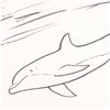 Image 2 : Wyland- Original Sketch "Dolphin"
