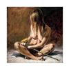 Image 1 : Fabian Perez, "Sunflower" Hand Textured Limited Edition Giclee on Board. Hand Signed and Numbered AP