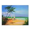 Image 1 : H. Leung, "Summer Sands" Hand Embellished Limited Edition on Canvas, Numbered 2/100 and Hand Signed 