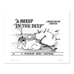 "A Sheep in the Deep, Flock" Numbered Limited Edition Giclee from Warner Bros. with Certificate of A