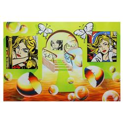 Alexander Astahov- Original Oil on Canvas "Homage To Liechtenstein"