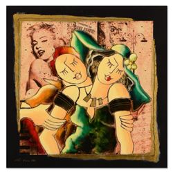 Oz El Hai, Original Mixed Media Painting on Board, Hand Signed with Certificate of Authenticity.