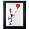 Image 1 : Mr Brainwash, "Cat and the Heart (Balloon)" Framed Limited Edition Silk Screen. Hand Signed and Numb