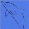 Image 2 : Wyland, "Dolphin" Framed Original Sketch, Hand Signed with Certificate of Authenticity.
