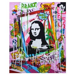 Nastya Rovenskaya- Mixed Media "Mona Lisa"