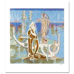"Rhyme of Sea" Limited Edition Serigraph (34" x 38") by Renowned Artist Lu Hong, Numbered and Hand S