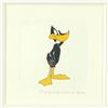 Image 2 : "Daffy Duck (Looking to the Side)" Framed Limited Edition Etching with Hand-Tinted Color and Numbere