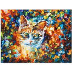 Leonid Afremov (1955-2019) "Bright Eyes" Limited Edition Giclee on Canvas, Numbered and Signed. This