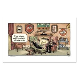 Bizarro!  Sign Hunter  Numbered Limited Edition Hand Signed by creator Dan Piraro; Letter of Authent