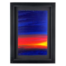 Wyland, "Abstract 26" Hand Signed Original Painting with Certificate of Authenticity.