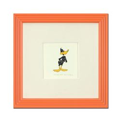 "Daffy Duck" Framed Limited Edition Etching with Hand-Tinted Color and Numbered.