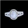 Image 1 : 2.19ct Ceylon Star Sapphire 18K White Gold Ring