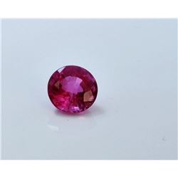 1.10ct Round Shape Rubellite