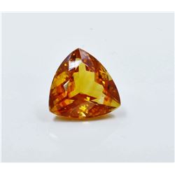 7.12ct Trillion Shape mandarine Citrine