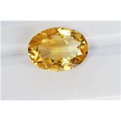 7.31ct Oval Shape Citrine