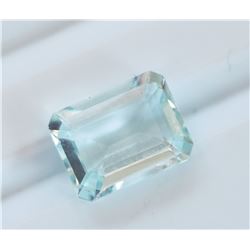 2.87ct Emerald Cut Aquamarine