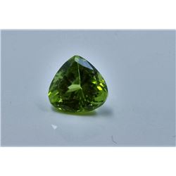2.58ct Trillion Shape burma peridot