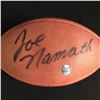 Image 1 : JOE NAMATH SIGNED WILSON FOOTBALL (SUPERSTAR GREETINGS HOLOGRAM)