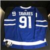 Image 1 : JOHN TAVARES SIGNED ADIDAS MAPLE LEAFS CAPTAIN JERSEY (JUST IN CASE COA)