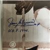 Image 2 : JEAN BELIVEAY SIGNED AND FRAMED 8 X 10 ( JSA COA)