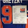 Image 2 : WAYNE GRETZKY SIGNED CCM OILERS CAPTAIN JERSEY (JSA LOA)