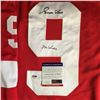 Image 2 : GORDIE HOWE SIGNED DETROIT RED WINGS CUSTOM JERSEY PSA COA